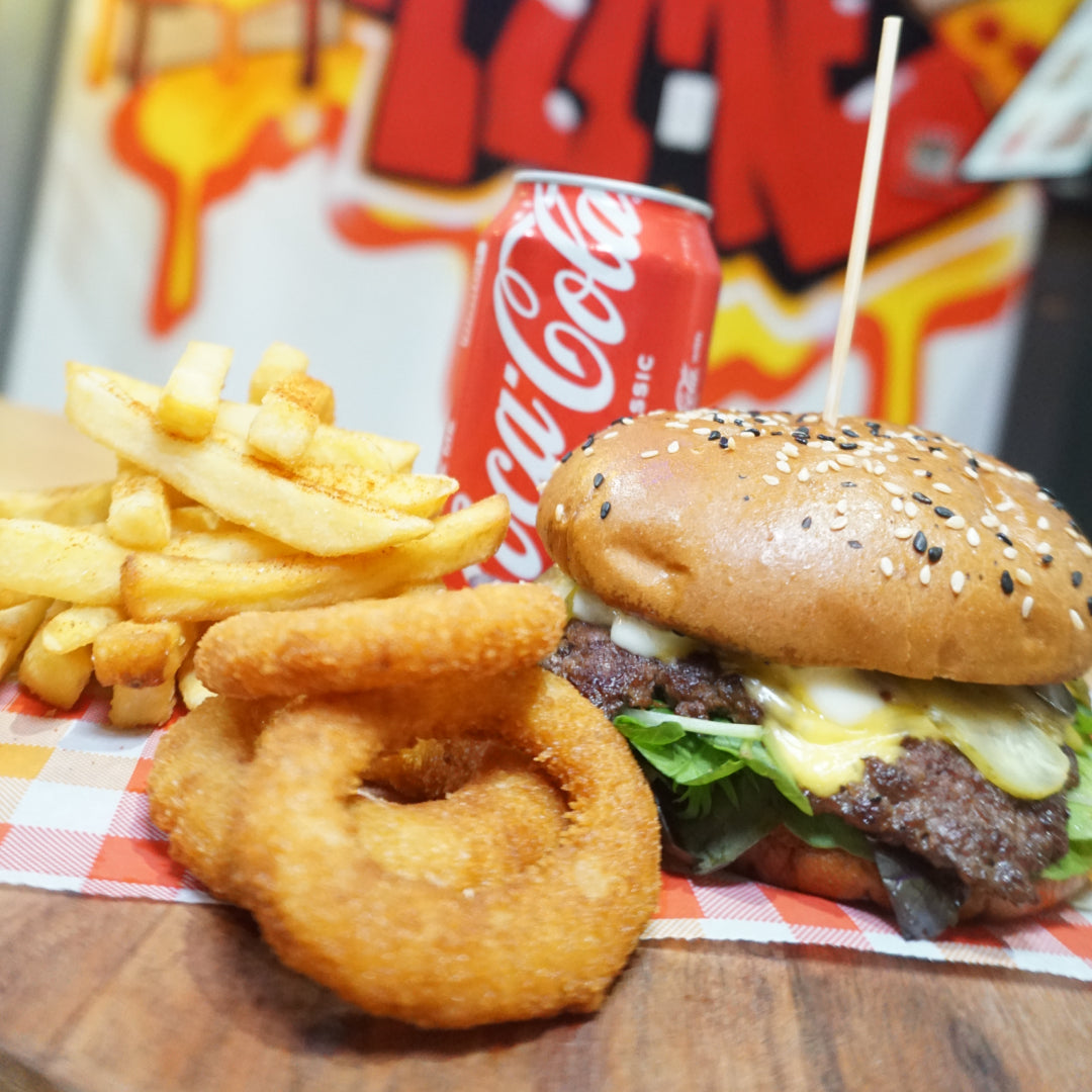 LUNCH BURGER BOX (Before 2pm only)
