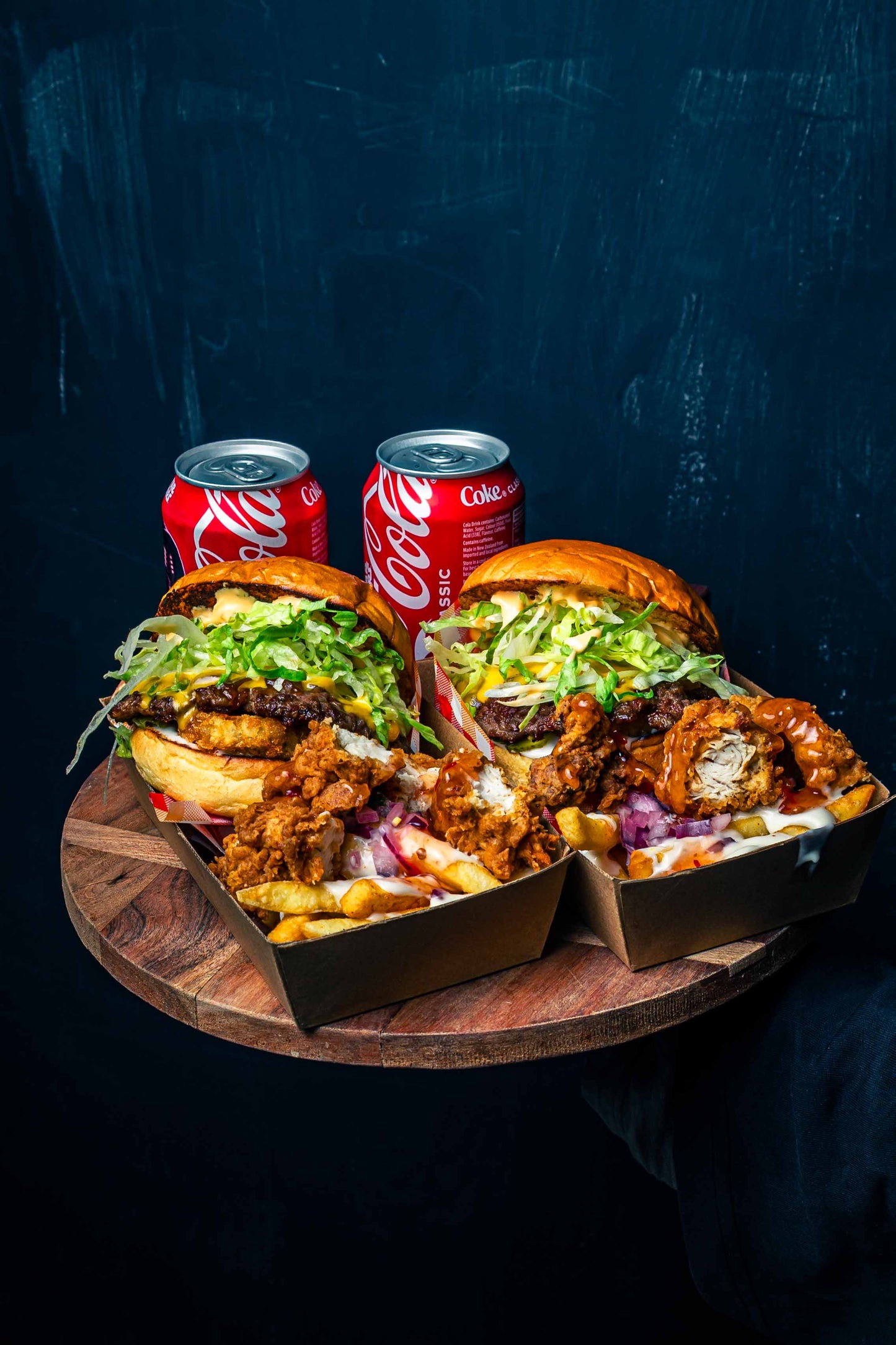 Y NOT COMBO (Buy One Get One Free) (Burger + Chicken Loaded Fries + Drink)